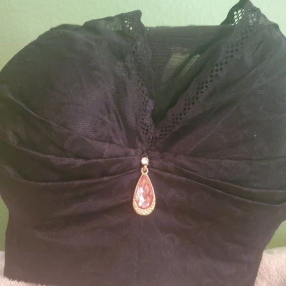 NWT Mold Cup Jeweled Center 36D Jacquard Bra - Picture 3 of 8